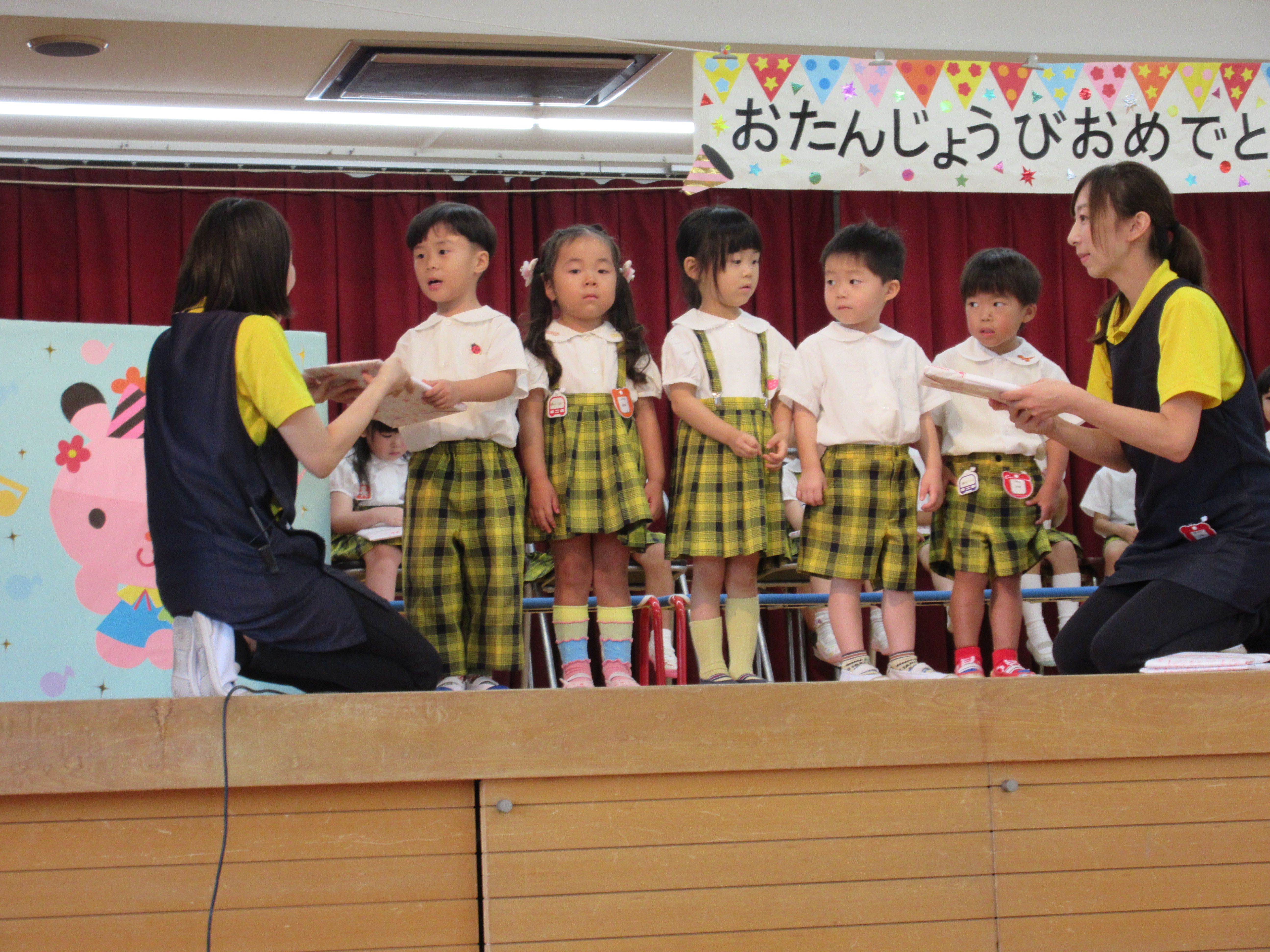 誕生日会がありました。