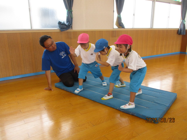 体操がありました（年中、年長）