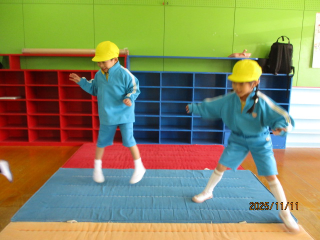 体操の様子です