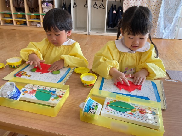 年少さん保育様子