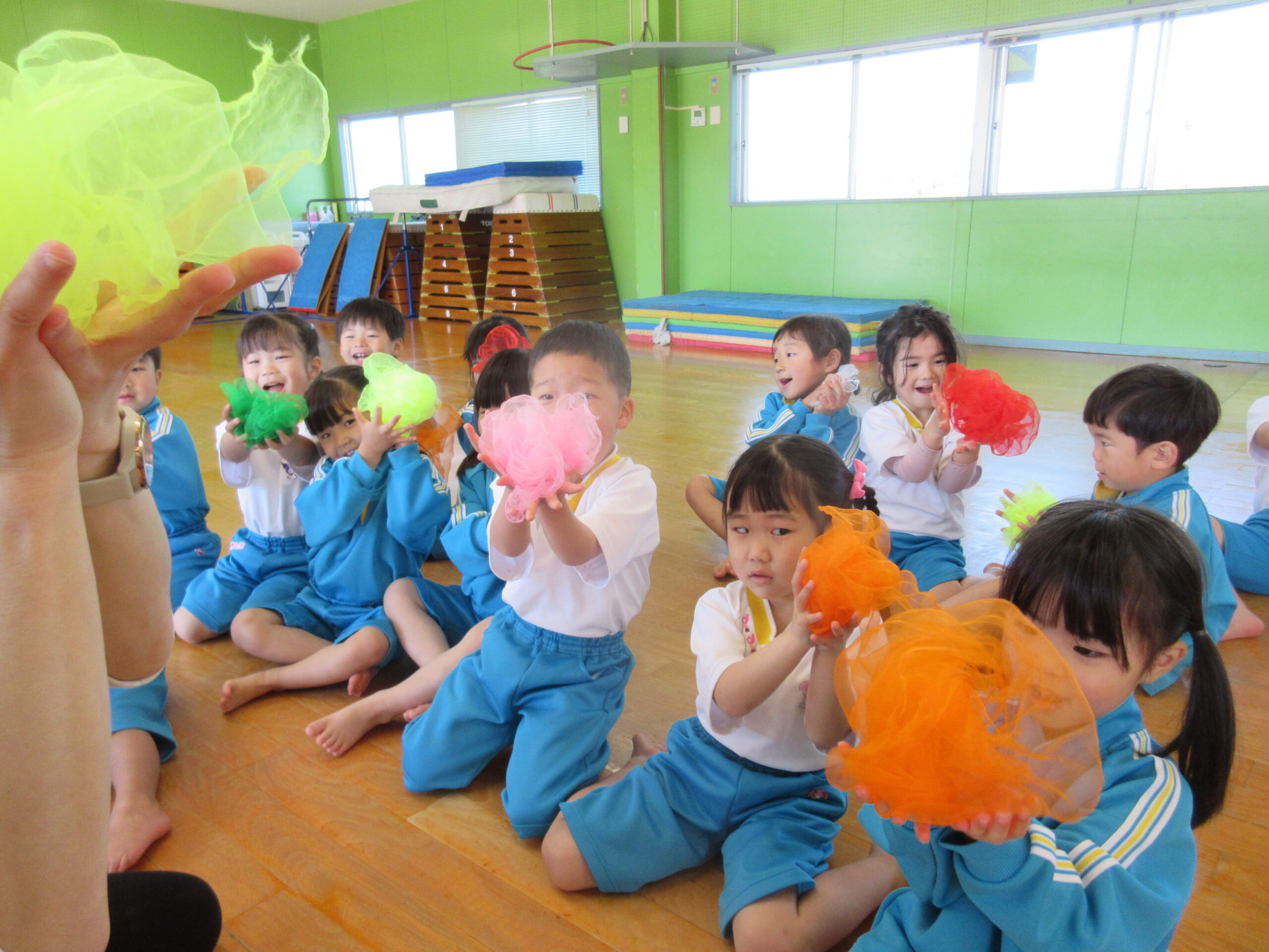 リトミックの時間です